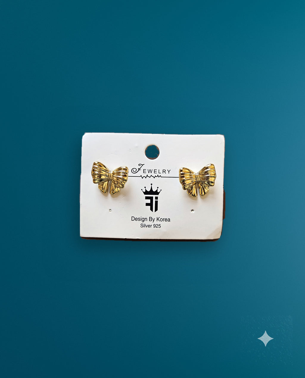 Butterfly Bow Stud Earrings